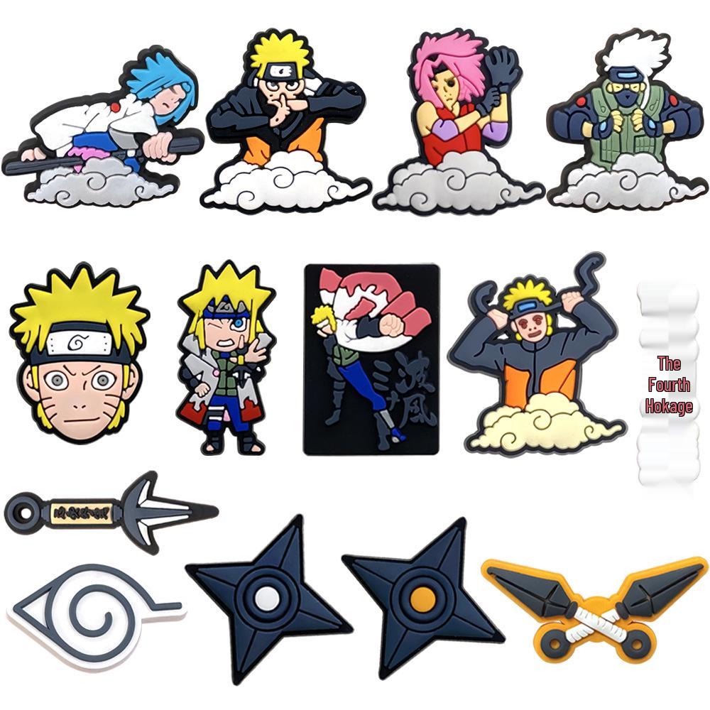 Cartoon Anime Shoe Decoration Buckle Set for Clogs – DIY Accessories