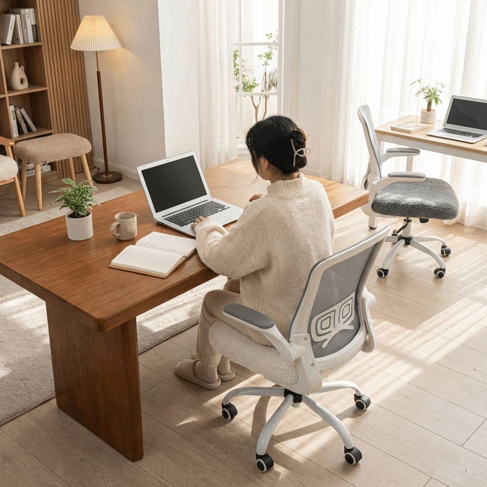 Stretch Computer Chair Seat Cozy Plush Elastic Chair Cover Office Chair Covers  Hotel