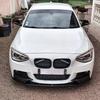 Front Bumper Splitter For BMW 1 Series 2012 To 2014 F20 F21 M Sport Style Canard Cover Trim Lip Spoiler Gloss Black Body Kit
