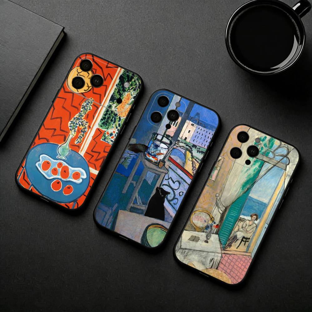 H-Henri M-Matisse Art PaI Phone Case Silicone Soft For IPhone 17pro 16 15 14 13 12 11 X XR Plus Pro Max Plus