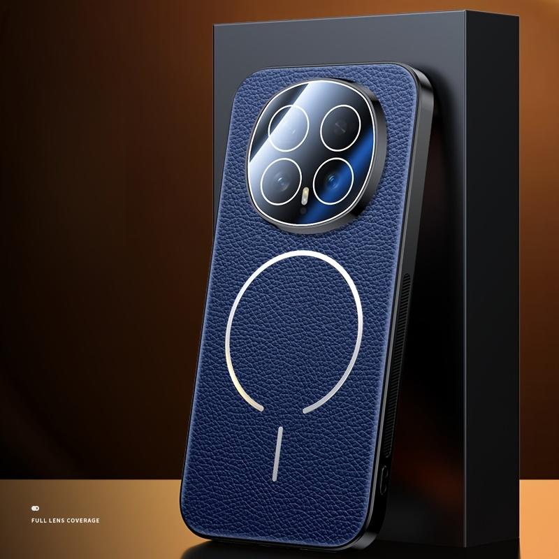 Высококачественная роскошная кожа с текстурой личи для чехла MagSafe для Honor Magic 8 Pro 8 Магнитная беспроводная зарядка Защита камеры Противоударный чехол Funda