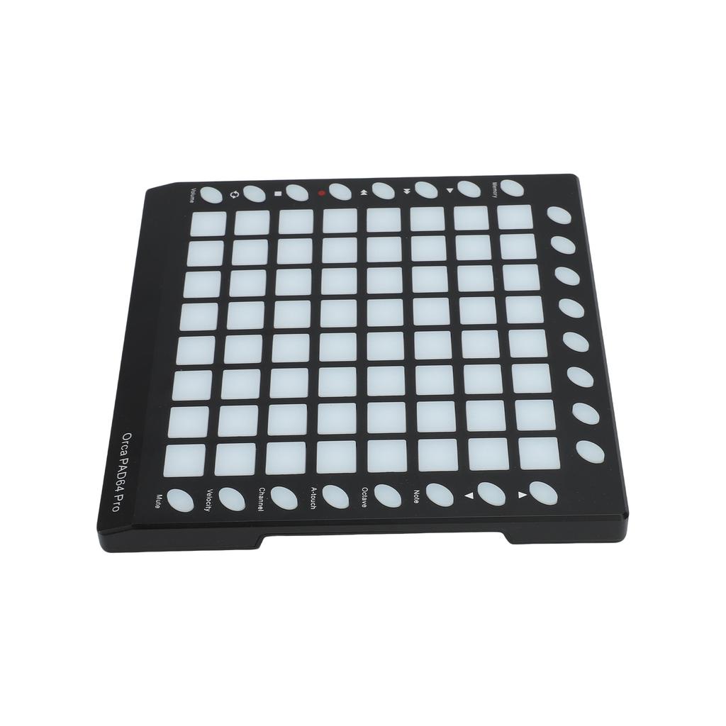 MIDI-контроллер Драм-пэды 64 RGB-подсветка Чувствительные к силе нажатия пэды 24 кнопки USB MIDI вход/выход Портативный MIDI-пэд для