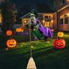 Halloween Decoration Voice Control Witch Large Hanging  Luminous Soundmaking Bar  House Horror Decoration