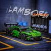 Технический зеленый суперскоростной спортивный автомобиль Lamborghini, 1644 шт., строительные блоки, знаменитый автомобиль, сборные кирпичи, игрушки для взрослых