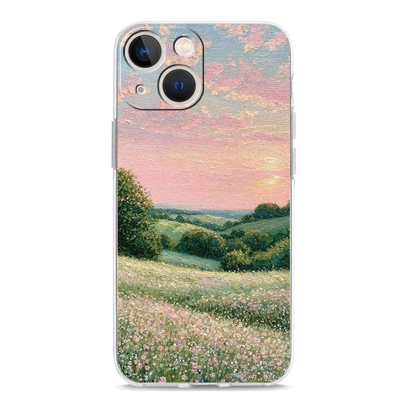 Чехол для телефона iPhone 17 Чехлы iPhone Air 16 15 12 13 14 Pro Max 15 Plus 16Pro iPhone11 Чехол Садовая Краска Искусство Винсент Ван Гог