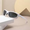 Fashion Y2k Style Wrap Around Men's Sunglasses Daily Outdoor Sports Street Decorative Glasses