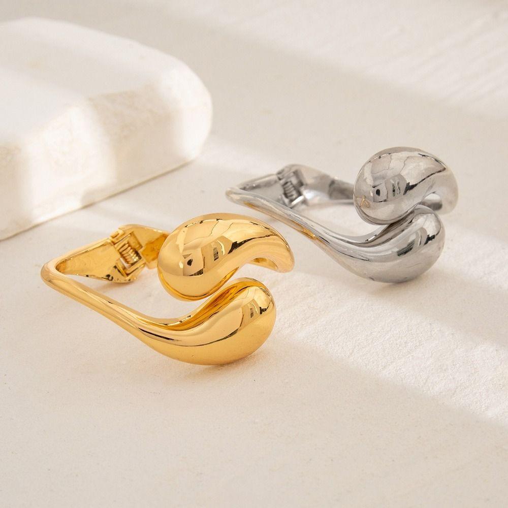 Золотой Серебряный Панк Браслет Сплав Материал Металлический Браслет Геометрический Браслет Вечеринка