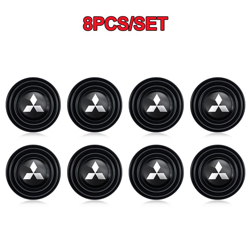 4/8/12Pcs Car Door Anti-shock Pad Anti-noise Buffer Gasket Auto Interior For Mitsubishi Eclipse Lancer Pajero ASX Colt Triton Ex