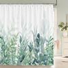 Цветы Трава Зеленые Растения Водонепроницаемые Шторки для душа для ванной Занавески для ванной Разные размеры 240*180СМ 3D принт Шторка для душа