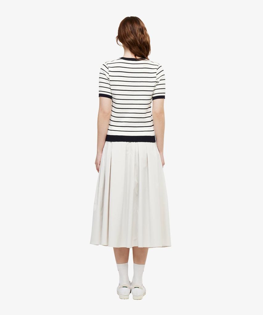 Lacoste Women'S Pleated Mid-Length Skirt Jf523E-56G S7G