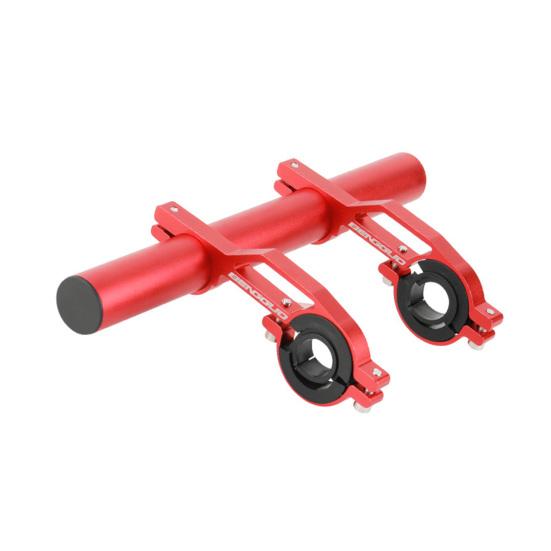 Aluminum Alloy Bicycle Handlebar Extender Quick Installation Handlebar Extension Bracket for Bike Light Phone Code Handlebar Cross Bar