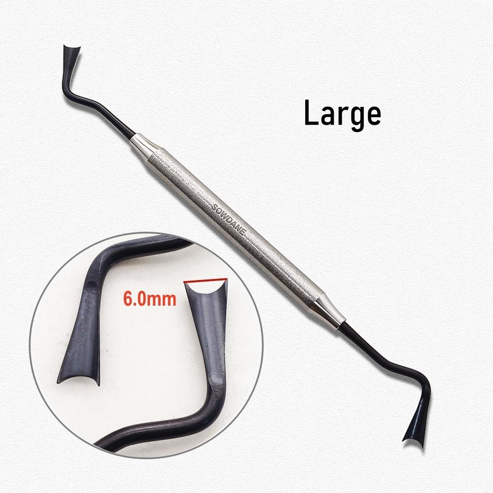 Двойной титановый зубной имплантат Ретракция десны Ретрактор десны Сепаратор десен Изоляция хирургический инструмент