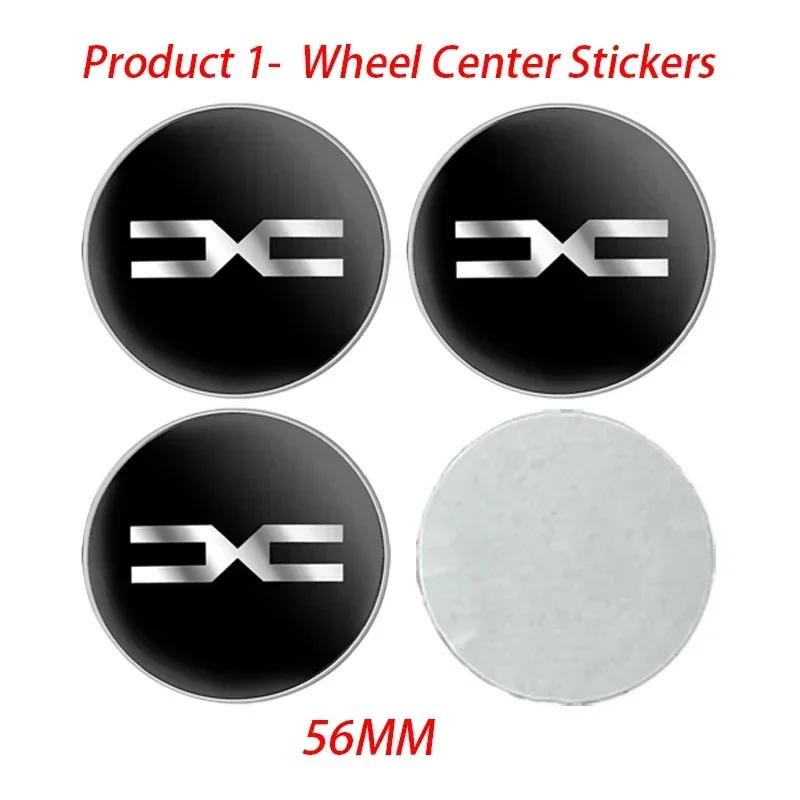 Car Wheel Center Cover Sticker Hub Center Cap Tires Rim Covers Cap wheel parts For Dacia Duster Logan MCV Sandero Stepway Dokker