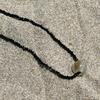 DEFINE OTHER STONE Glass Beads Necklace (Black)
