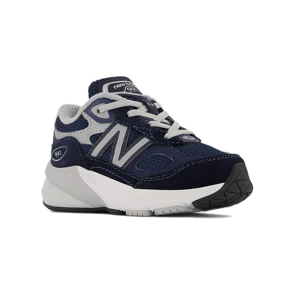 New Balance 990v6 Малышовые темно-синие детские кроссовки синий серебристый IC990NV6