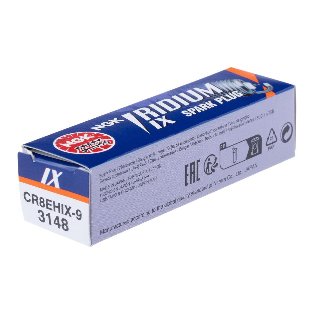 Свеча зажигания NGK Iridium IX (винтовой тип / без клемм) CR8EHIX-9