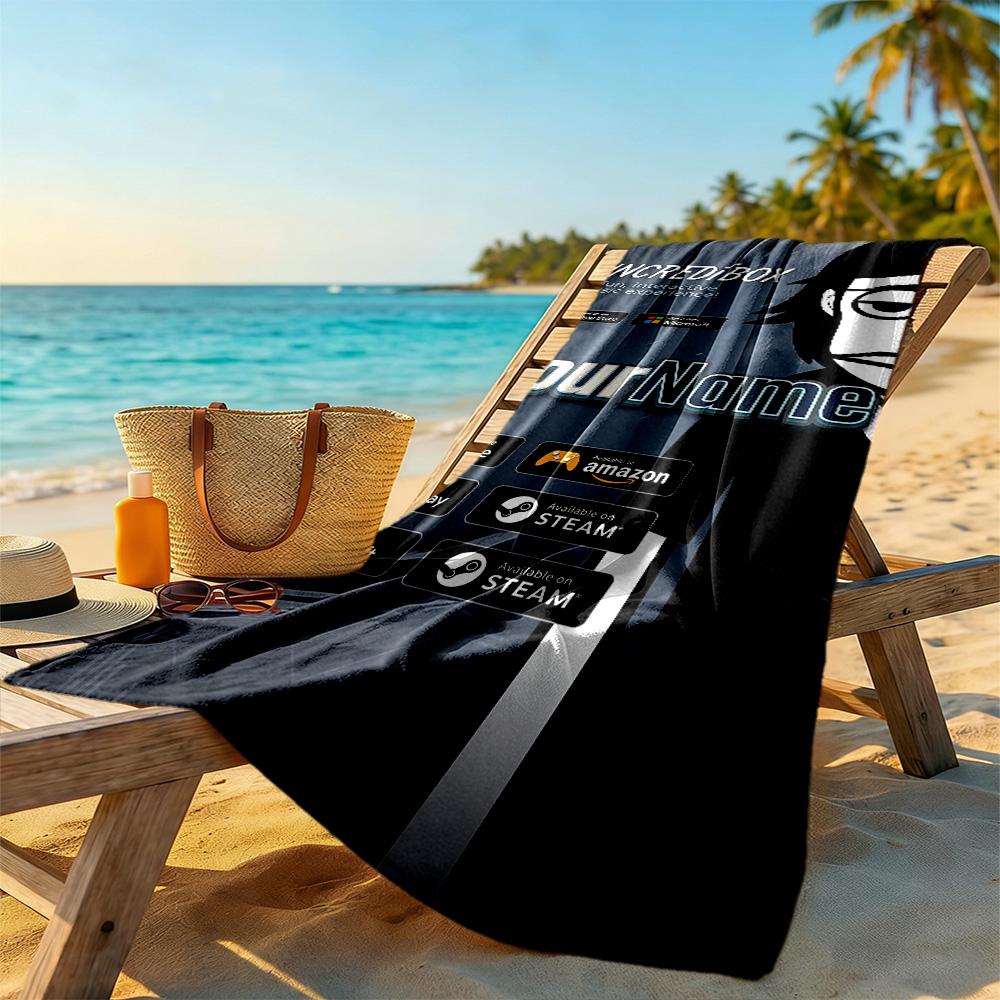 Incredibox Customized Name Beach Towel Super Soft Microfiber Quickdry Fabric