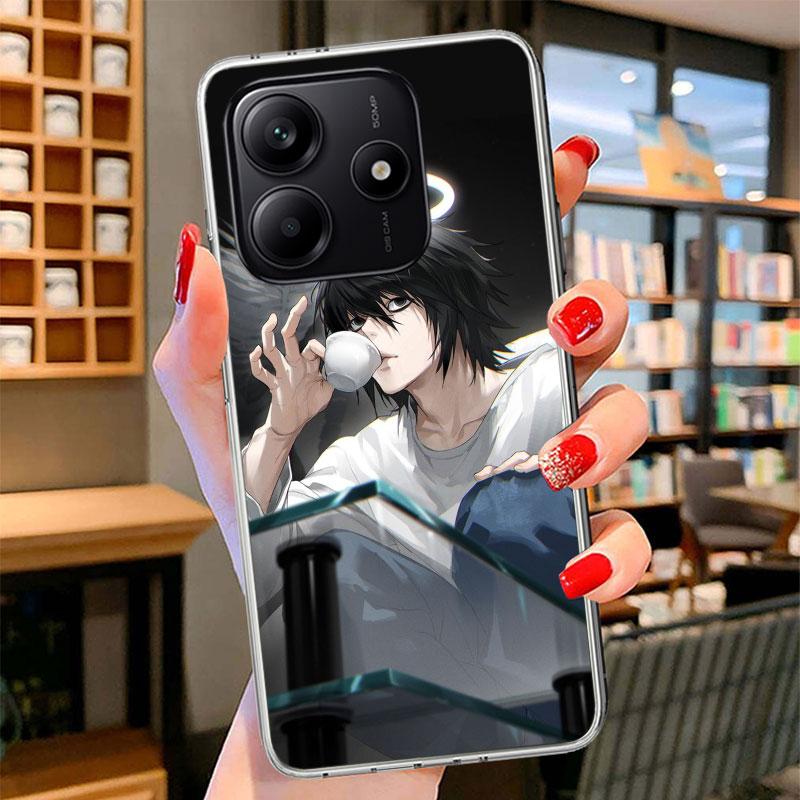 Чехол для телефона N-Note D-Death L Lawliet для Xiaomi Redmi Note 15 14 13 12 11 10 Pro Plus 14S 12S 11S 11T 11E 10S Мягкий чехол-бампер R