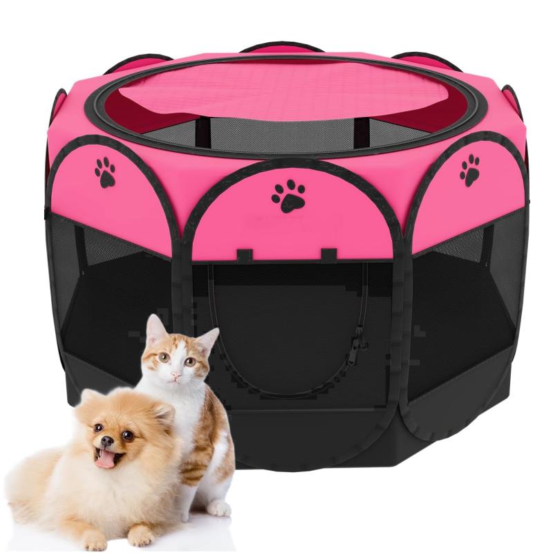 Портативный манеж для домашних животных, манеж для собак, складной манеж для тренировок домашних животных, палатки, домик для собак, игровая площадка для щенков, собак/кошек, для использования в помещении, на открытом воздухе, во время путешествий и кемпинга