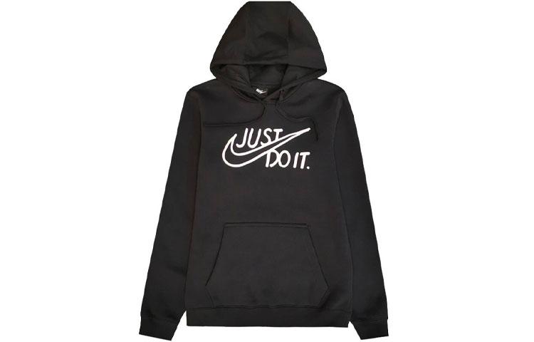 Nike Sweatshirts Men's Black Hooded Moderate Regular CU4532-010