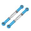 2 шт. Задние верхние рулевые тяги из алюминиевого сплава для FS 53633 51805 51806 110 RC-автомобиля (синий)