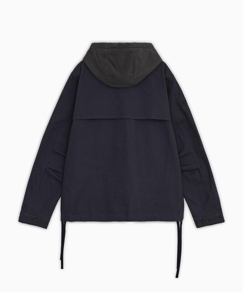 OHESHIO Round Pocket Fishtail Jacket, Navy
