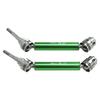 1 Pair RC Front Drive Shaft Steel Aluminum Alloy Rustproof 110 Front Transmission Shaft for
