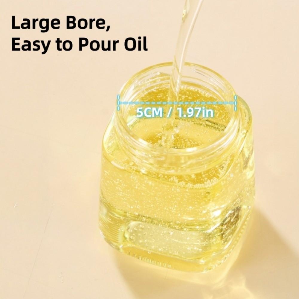230ml Oil Bottle Silicone Basting Brush Oil Pot Dust-proof 2 in 1 Oil Dispenser Brush  Kitchen