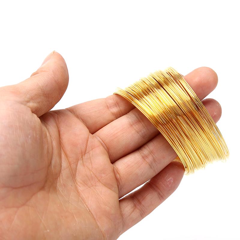 100 кругов 0,6 мм стальная проволока памяти для изготовления ювелирных изделий из бисера браслета