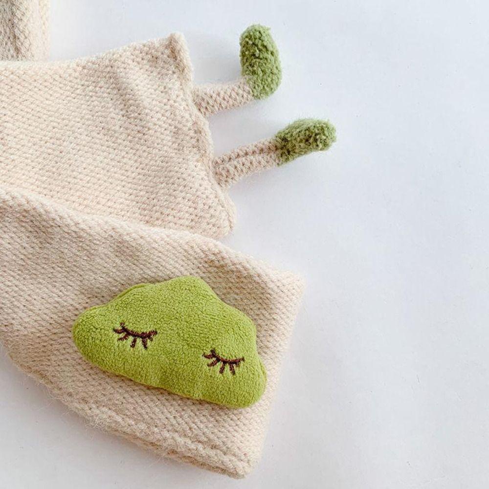 Вязаный детский шарф Мультяшные облака Защита шеи Шарфы Воротник Шаль Детский шарф Осень Зима