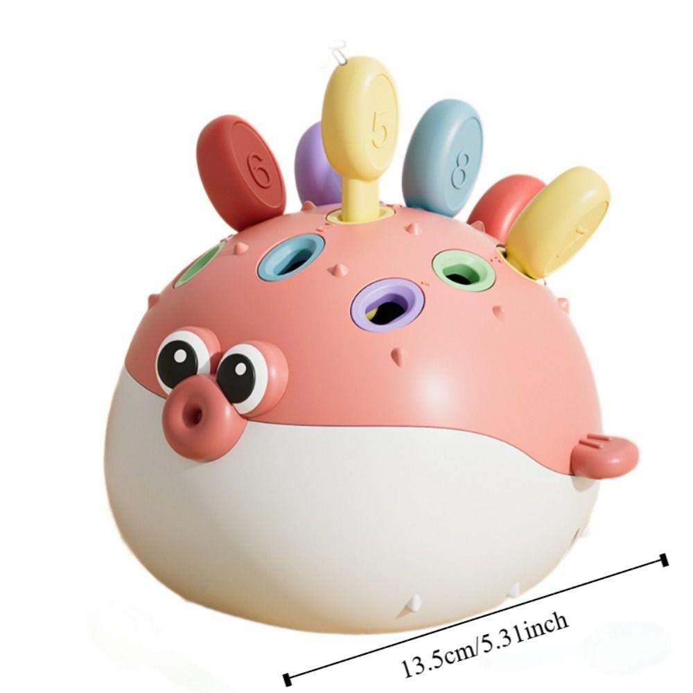 Early Education Pufferfish Children's Toys Insertion Pufferfish Puzzle Toy Various Holiday Gifts