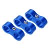 ACROPIX AN8 Hose Separator Clamp Car Accessories Blue - Pack of 3