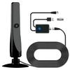 Цифровая ТВ-антенна с усилителем сигнала Портативная антенна Поддержка 4K 1080P Присоска ТВ-антенна Подключи и работай для Smart Digital TV