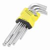 9PCS Ball End Hex Key LWrench Set Professional Repairing Kit Hand Tool