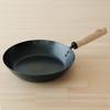 Kamoshika Doguten Frying Pan 26cm IH Direct Heat Compatible Made In Japan Black OR-60-3400