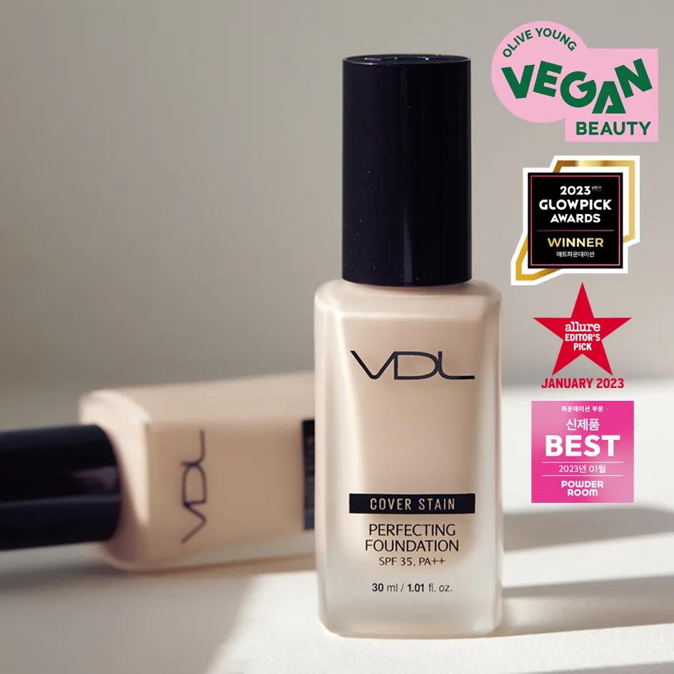 VDL Тональный крем для совершенствования покрытия Cover Stain 30 мл (SPF35, ПА++) (11 оттенков)
