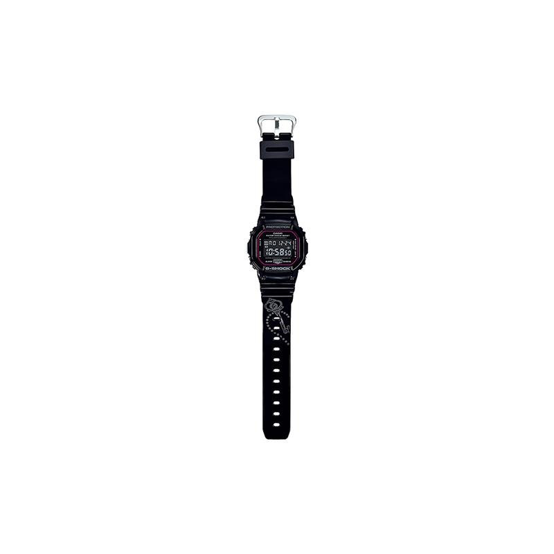 Casio Тема татуировки Классические Ретро Маленькие Квадратные ЖК-дисплей Квадратный Кварцевый Механизм Ремешок из Смолы Японские и Корейские Часы Мужские;и женщины';s SLV-18B-1