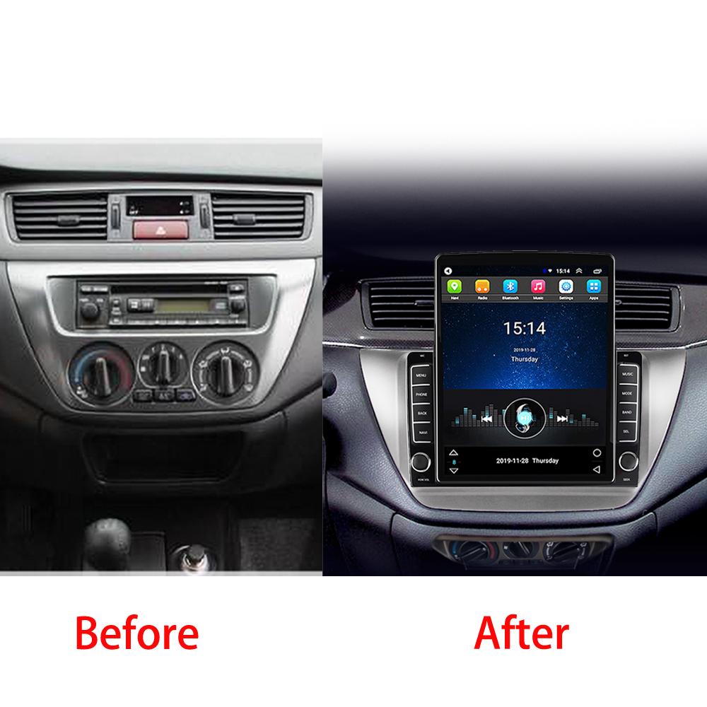 9,7-дюймовый автомобильный радиоприемник на базе Android Carplay для Mitsubishi Lancer 9 CS 2000-2010 Tesla, вертикальный экран, авторадио, мультимедийный плеер, 2 + 32 ГБ