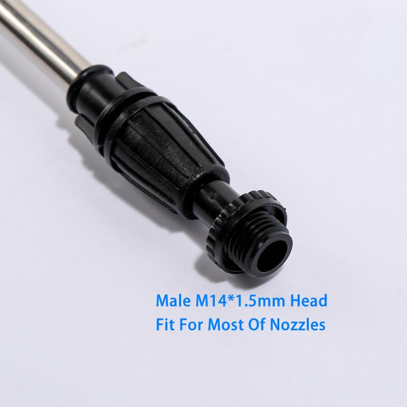 2-Section Retractable Spraying Rod Stainless Steel Bar For Electric Hand Pressure Sprayer Garden Pesticide Spraying Accessories