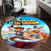 Subway Surfers Printed Round Rug Carpet Chair Rug Area Rug Entryway Doormats,for Office Chair Living Room Bedroom Kitchen Room.