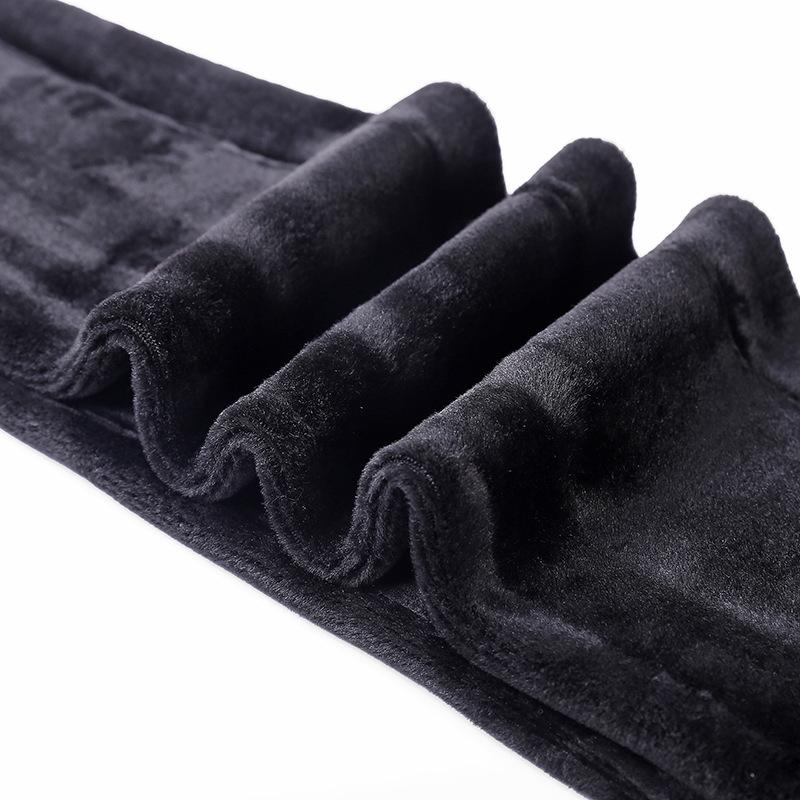 Леггинсы из бархата и хлопка Extra Large Plus - узкие цельные брюки для женщин больших размеров