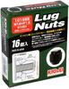 Mitsubishi Wheel Lug M12 Pack of for Vehicles KYO-EI (Kyoei Industry) (Compact Car/Light Car) Nuts, 21HEX, P1.5, 16, Black, 101SSB-16P, 4-Lug