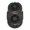 Cell Phone Cooler Semiconductor Cooling Silent Phone Radiator with Dual Fan Fast Cooling for Gaming Livestreaming Black