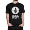 Футболка с логотипом Public Enemy, мужские и женские размеры (met-086)