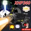 Xhp360 Headlamp Fishing With 18650 Battery Sensor Rechargeable Light Headlight Camping Hiking Led Flashlights Power Bank