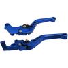 Синий CNC6 Позиция Shorty рычаг тормоза сцепления для Kawasaki Ninja 250R 2008-2012 08 09 10 11 12