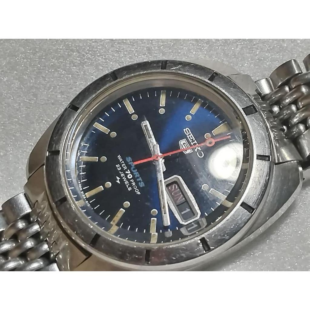 Б/у Seiko 5 Sports (5126-8100) Синий циферблат *Рекомендуется обслуживание