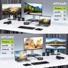 Совместимый HDMI-разветвитель 1 в 2 выхода USB C на HDMI+DP-разветвитель 4K 60 Гц MST SST Высокое качество видео