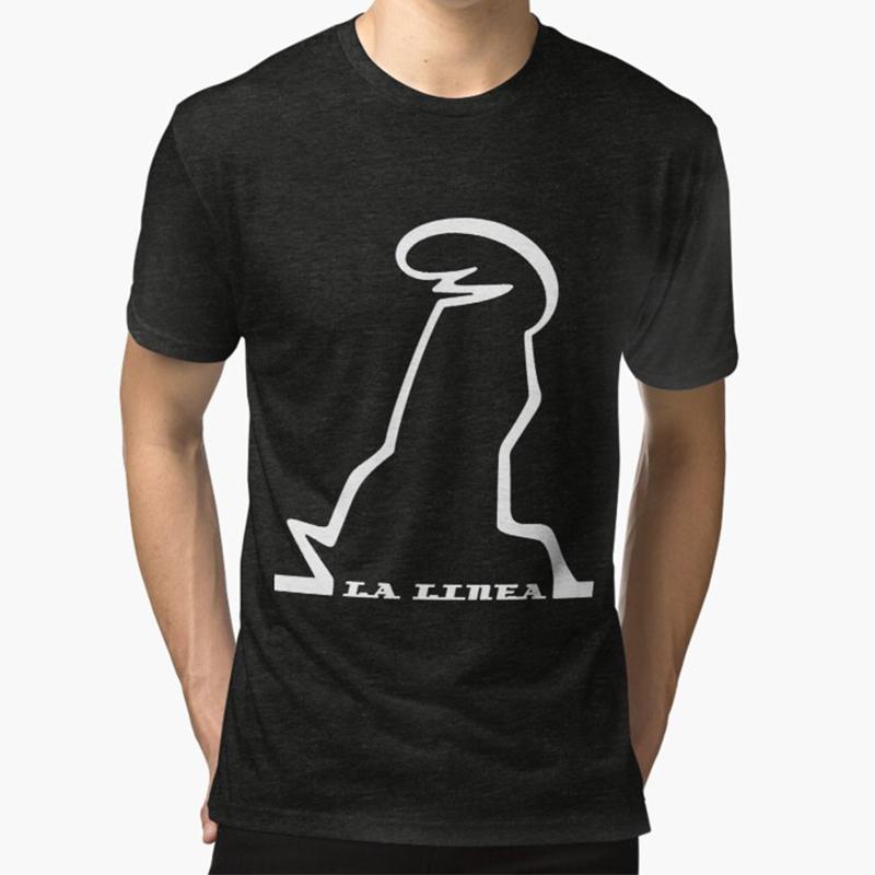 La Linea TV Футболка для мужчин женщин Указывающий юмор Повседневные толстовки Футболка Новинка Модный Свободный Графический топ Харадзюку Мужская одежда
