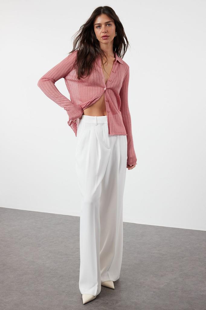 Женский модный стильный кардиган, черный пряжа премиум-класса, специальная пряжа, прозрачный трикотаж, кардиган